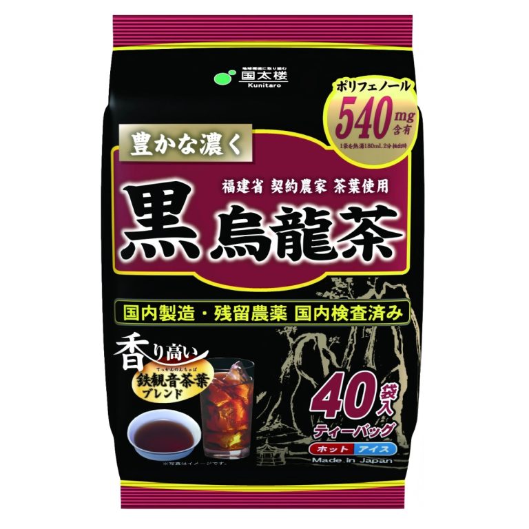 国太楼- 豊かな濃く黒烏龍茶TB40P 200g