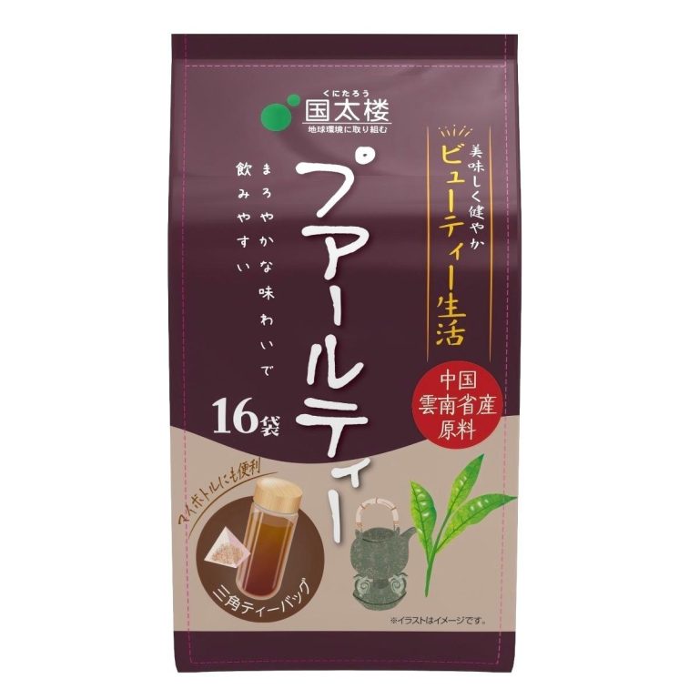 Kokkairou- Pu-erh Tea Triangle Tea Bags 16P 48g
