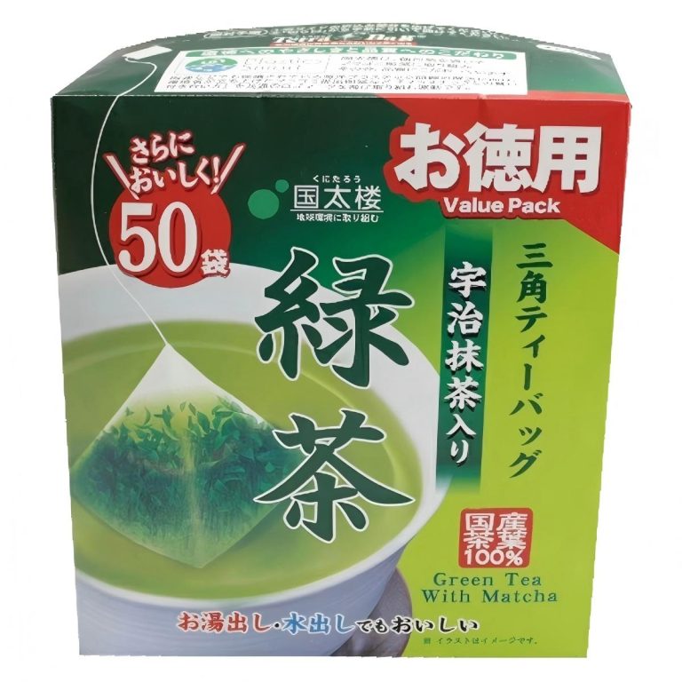 国太楼- 50Pお徳用宇治抹茶入り緑茶三角TB 100g