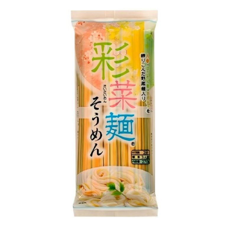 KANESU SEIMEN- Colorful Vegetable Somen 3 Packs 270g