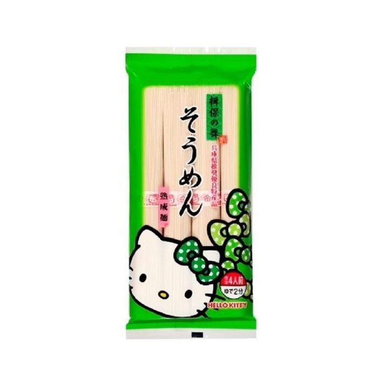 KANESU SEIMEN- HELLO KITTY Ibo no Mai Somen 4 Packs 360g