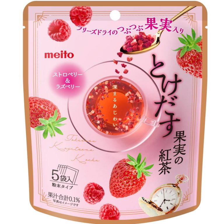 名糖産業- とけだす果実紅茶 ストロベリー＆ラズベリー 5P
