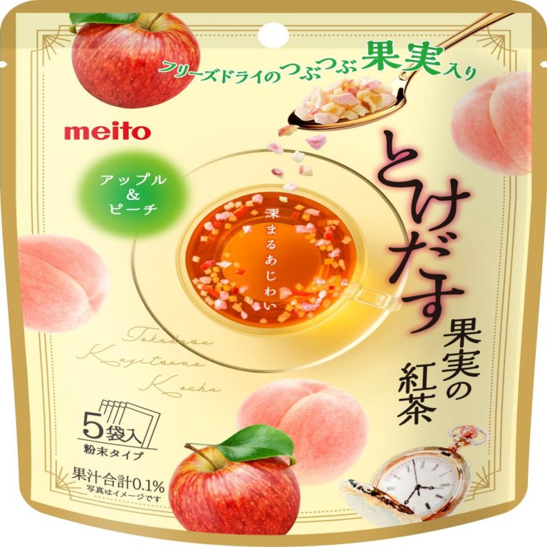 名糖産業- とけだす果実紅茶 アップル＆ピーチ 5P