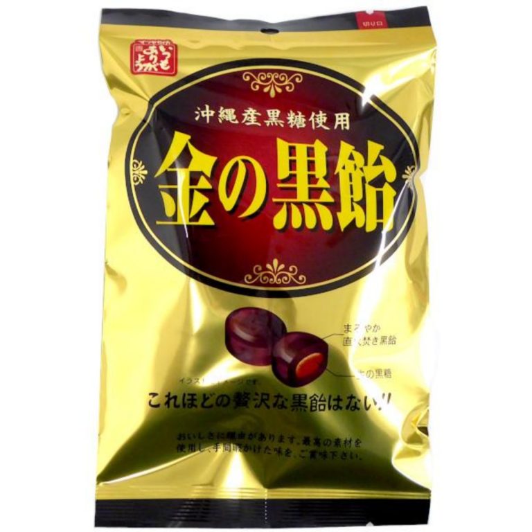 松屋製菓- 金の黒飴 100g