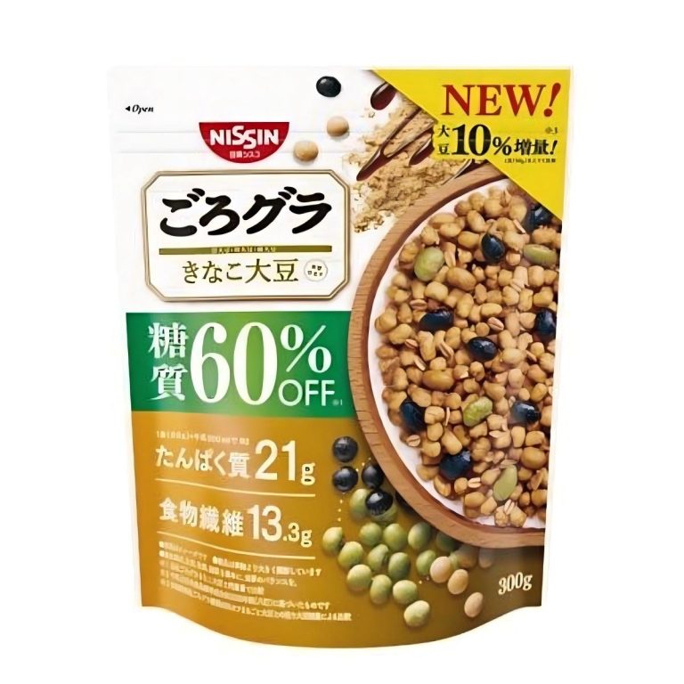 日清- ごろグラ糖質60%オフきなこ大豆 300g