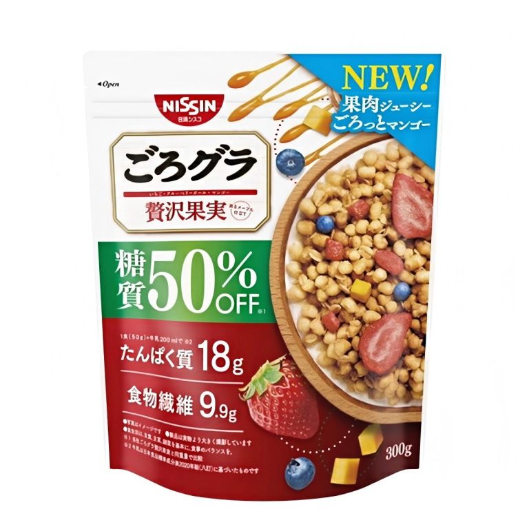 日清- ごろグラ糖質50％オフ贅沢果実 300g