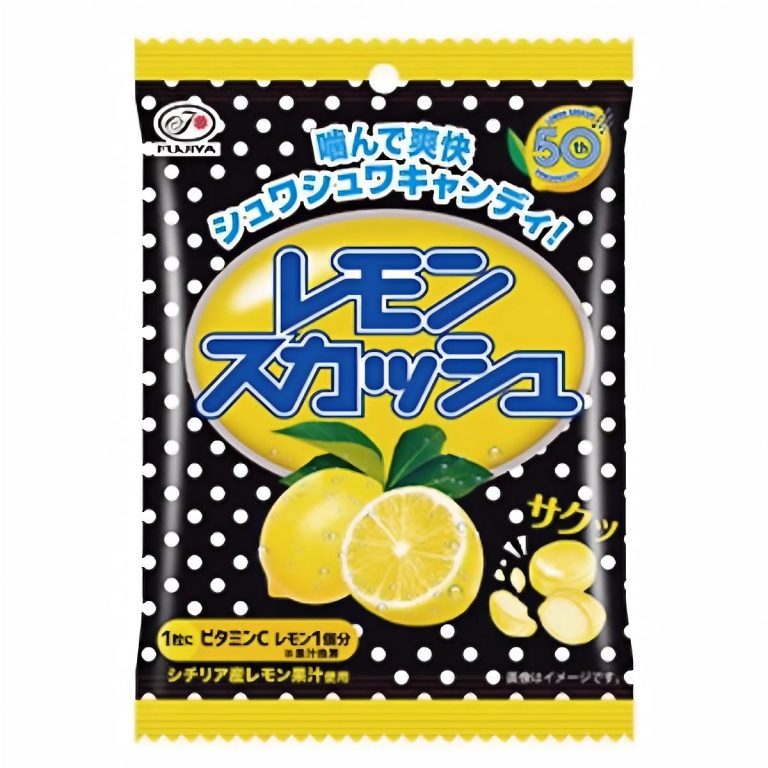 FUJIYA- Lemon Squash Candy (Bag) 56.2g