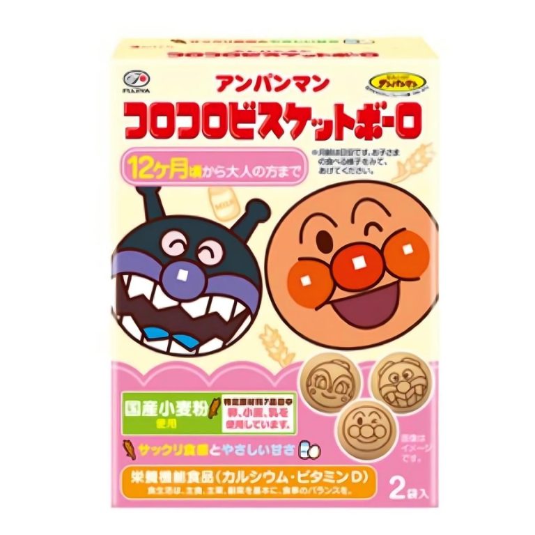 FUJIYA- Anpanman Round Biscuits Bororo 86g