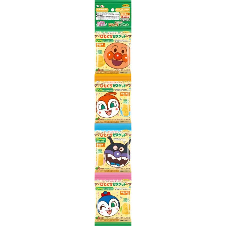 FUJIYA- Anpanman Bite-Sized Biscuits (4-Pack) 80g