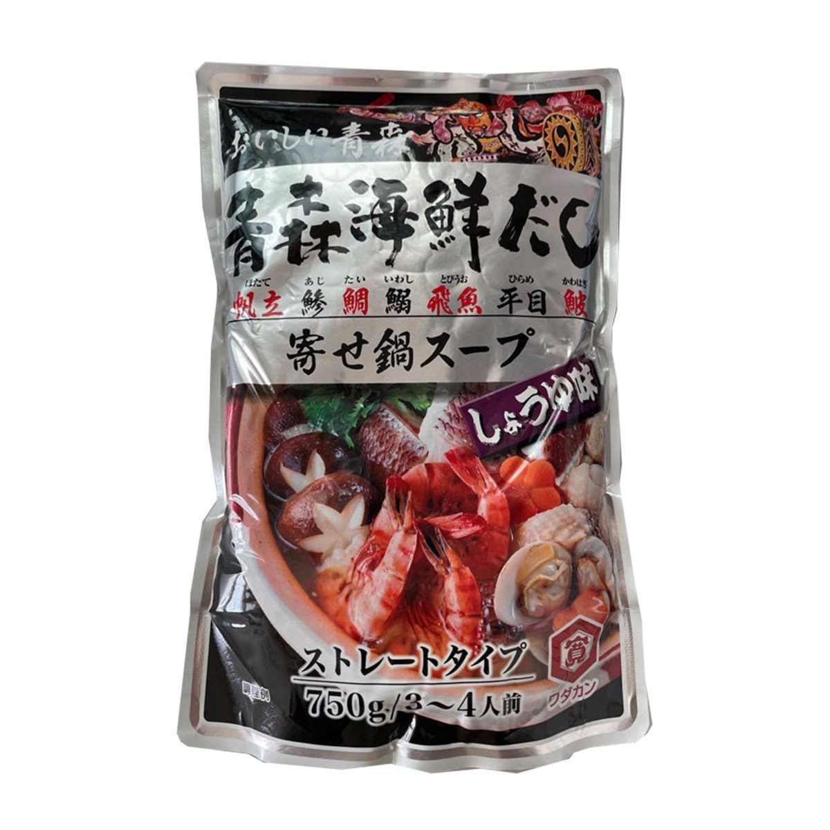 Wadakan- Aomori Seafood Hot Pot Soup Soy Sauce Flavor 750g