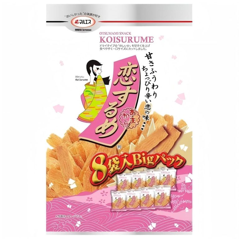 Maruesu- Love Dried Squid 8-Pack Big 104g