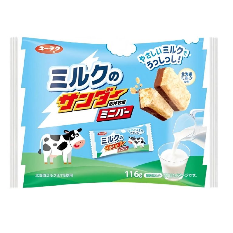 YURAKUSEIKA- Milk Thunder Mini Bar 116g