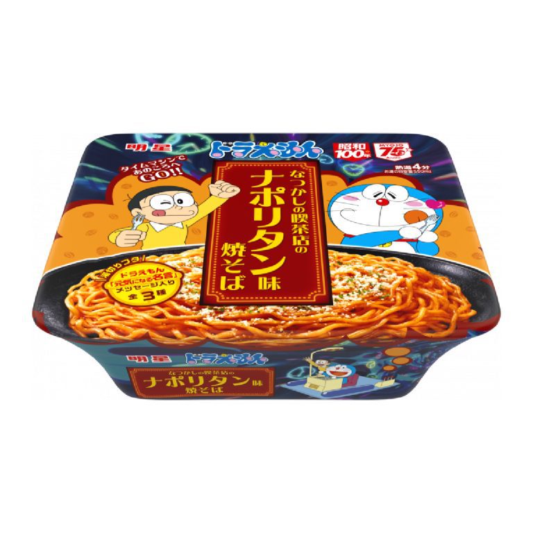 明星- 哆啦A夢 懷舊拿坡里風味炒麵 116g