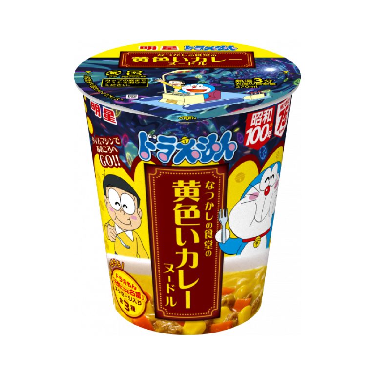 明星- 哆啦A夢 懷舊黃色咖哩麵 72g