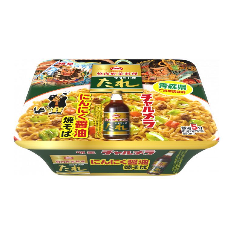 明星- 青森元氣源醬 蒜香醬油炒麵 109g