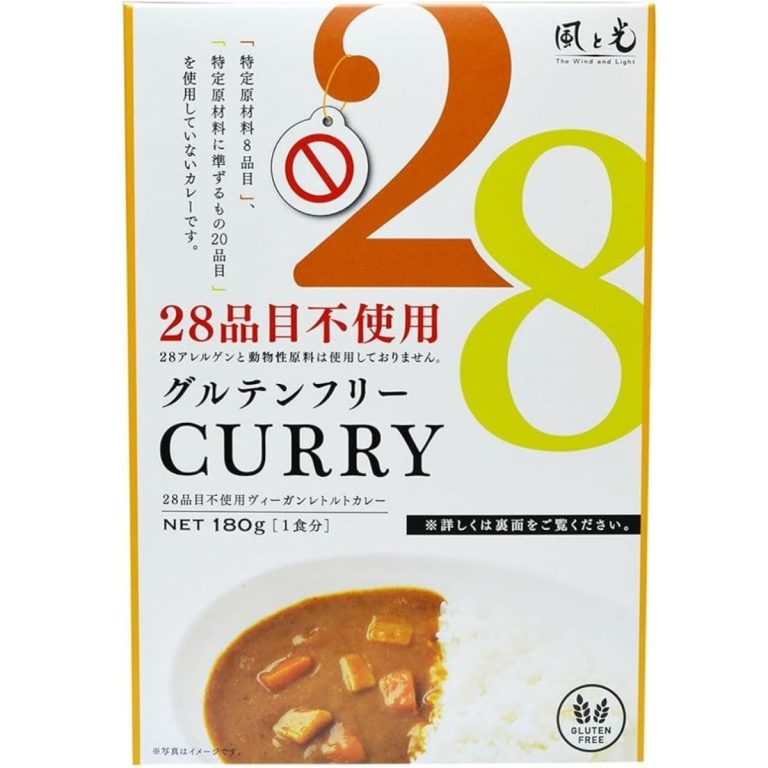 Kaze To Hikari- 28 vegetarian curries that do not use allergens or animal based ingredients 180g