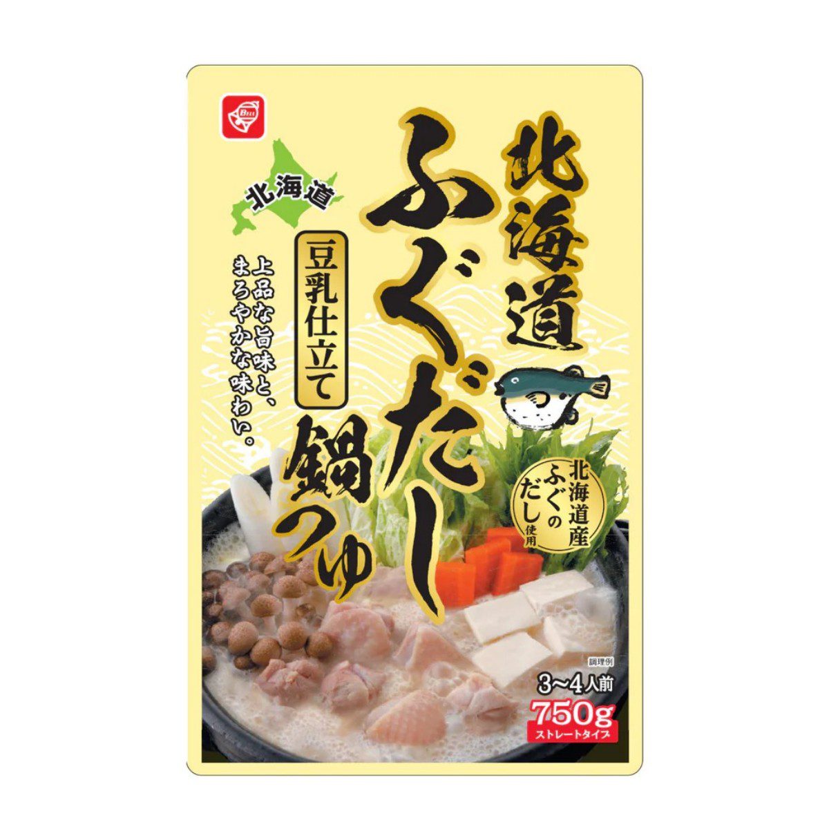 Bell Foods- Hokkaido Fugu Broth Soy Milk Hot Pot Soup Base (Releasing on 8/8) 750g