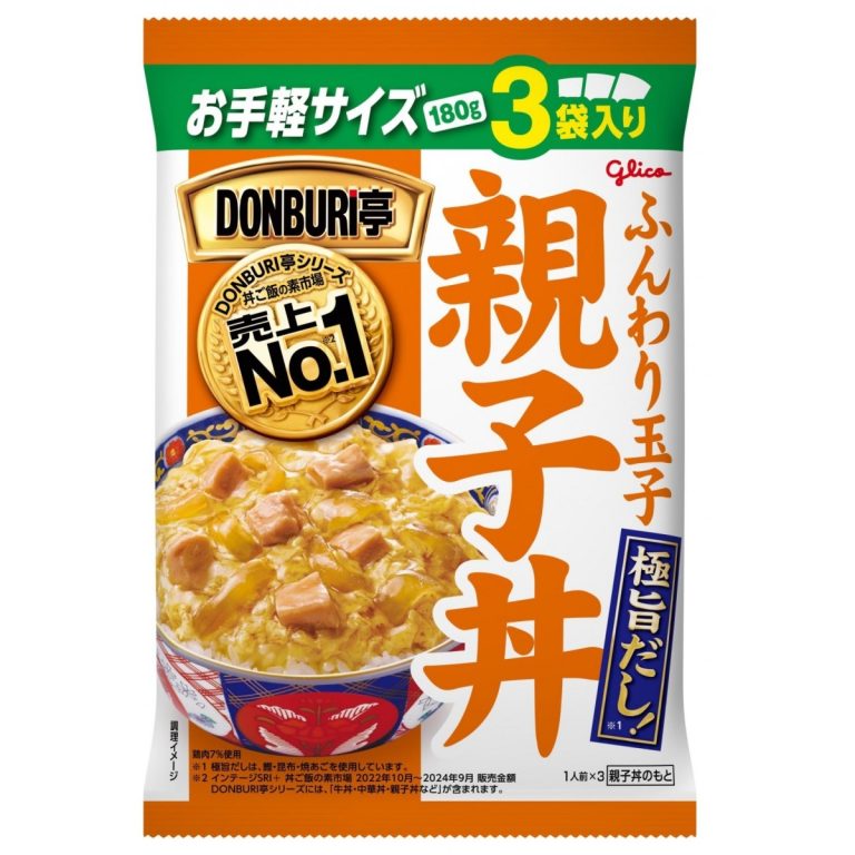 江崎グリコ- ＤＯＮＢＵＲＩ亭３食パック親子丼 180gX3