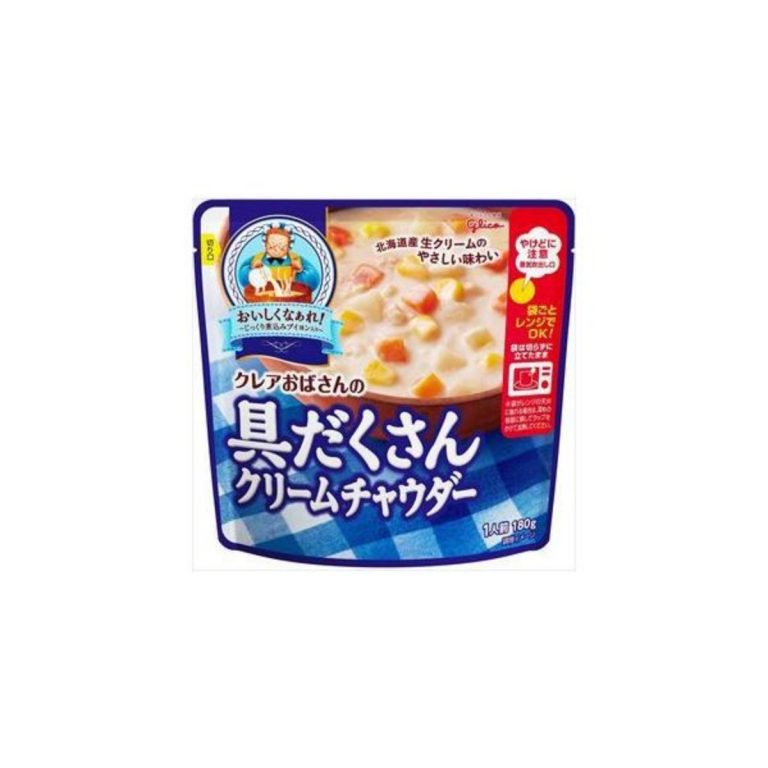 江崎グリコ- クレアおばさんの具だくさんクリームチャウダー 180g