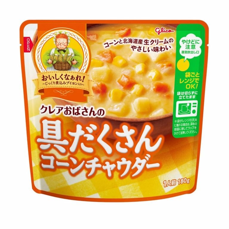 江崎グリコ- クレアおばさんの具だくさんコーンチャウダー 180g