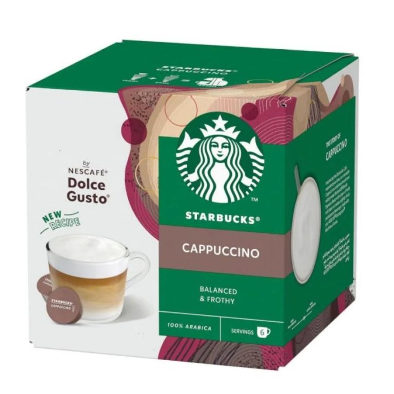 NESTLE- Starbucks® Cappuccino Dolce Gusto Capsule 12P (Coffee 6 + Milk 6)