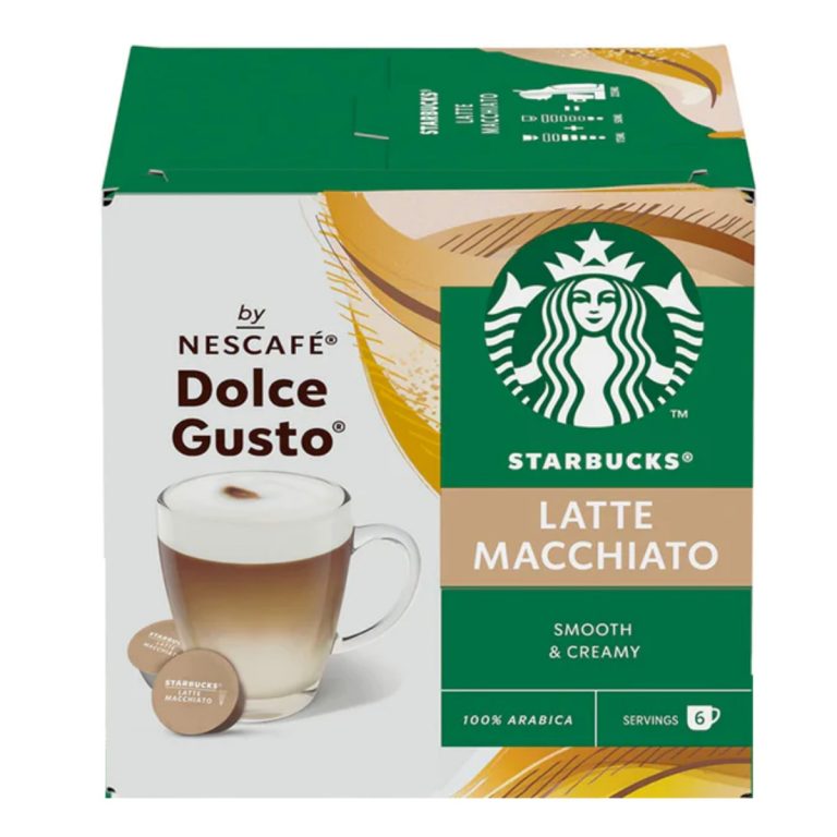 NESTLE- Starbucks® Latte Macchiato Dolce Gusto Capsule 12P (Coffee 6 + Milk 6)