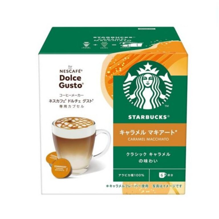 NESTLE- Starbucks® Caramel Macchiato Dolce Gusto Capsule 12P (Coffee 6 + Milk 6)