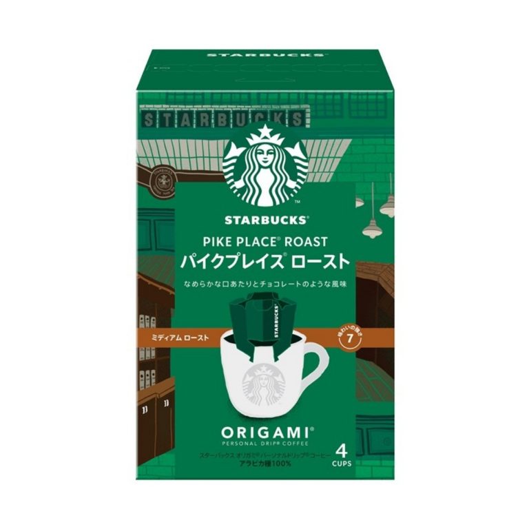 NESTLE- Starbucks Origami® Personal Drip® Coffee Pike Place® Roast 4 Bags (9g×4) 36g