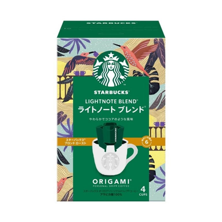NESTLE- Starbucks Origami® Personal Drip® Coffee Lightnote Blend® 4 Bags (9g×4) 36g