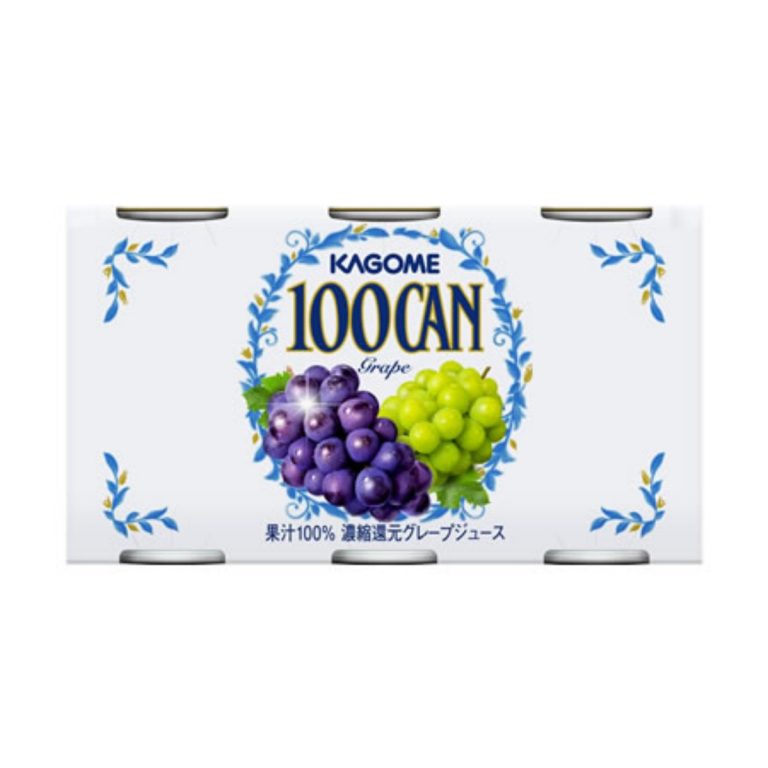 カゴメ- １００ＣＡＮグレープ ６缶パック 160g
