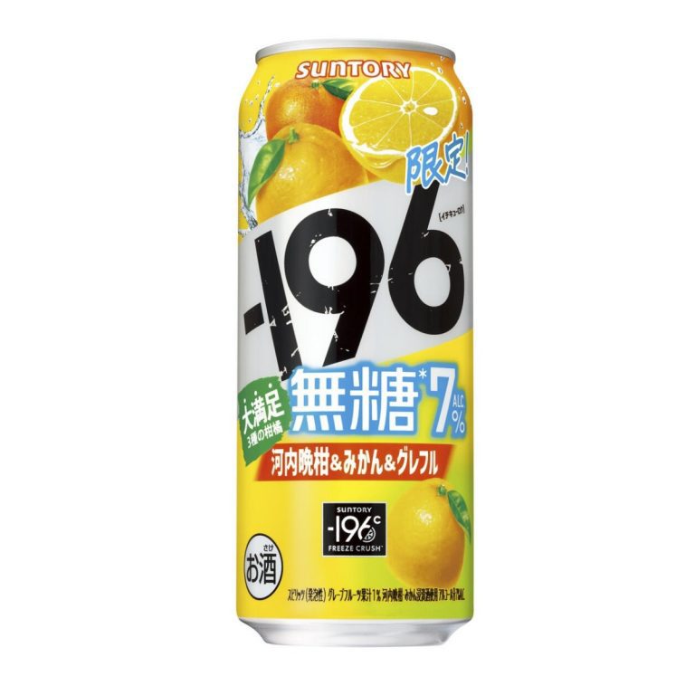 サントリー- －１９６無糖 河内晩柑＆みかん＆ＧＦ 7％ 500ml