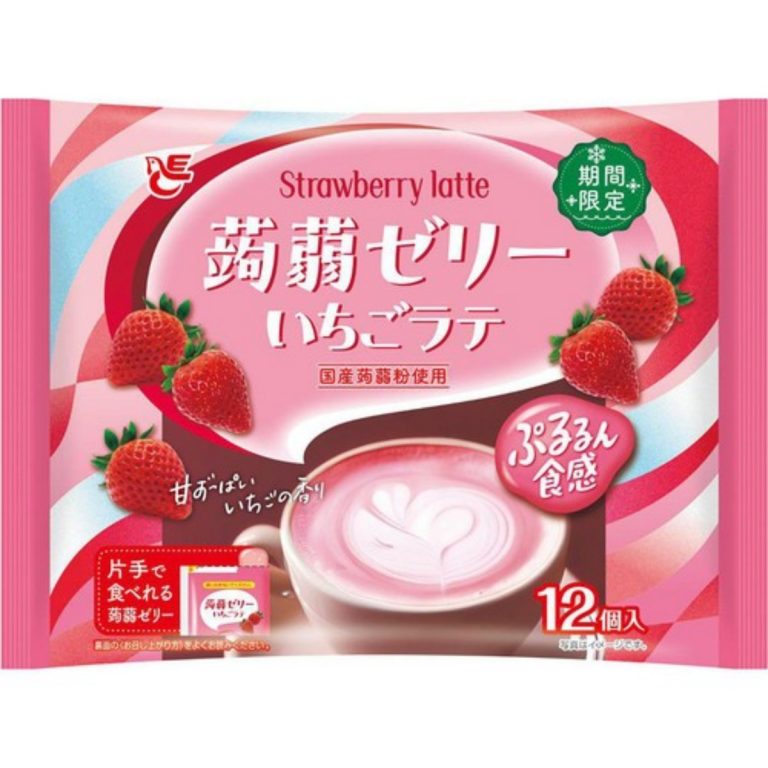 Ace Bakery- Konjac Jelly – Strawberry Latte Flavor 18g*12