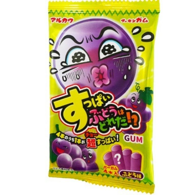 丸川製菓- すっぱいぶどうはどれだガム