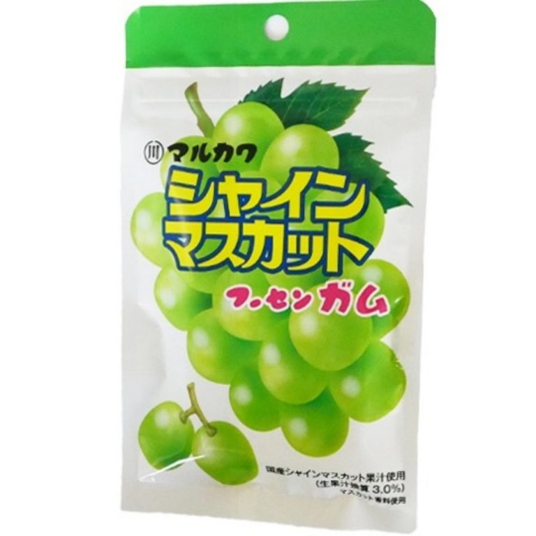 丸川製菓- チャック袋シャインマスカットガム 37g