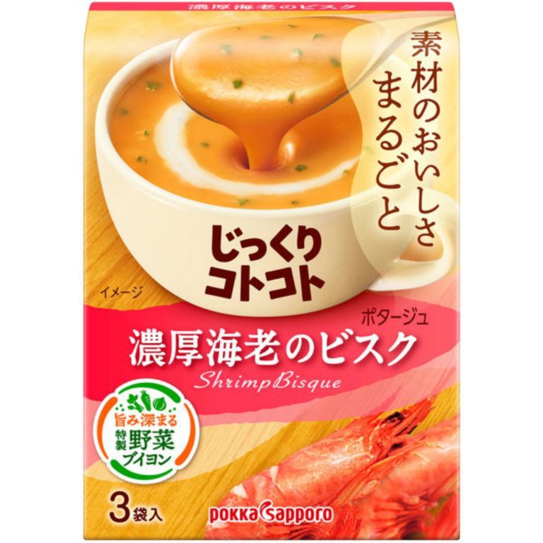 ポッカサッポロ- じっくりコトコト 濃厚海老のビスク箱 51.9g