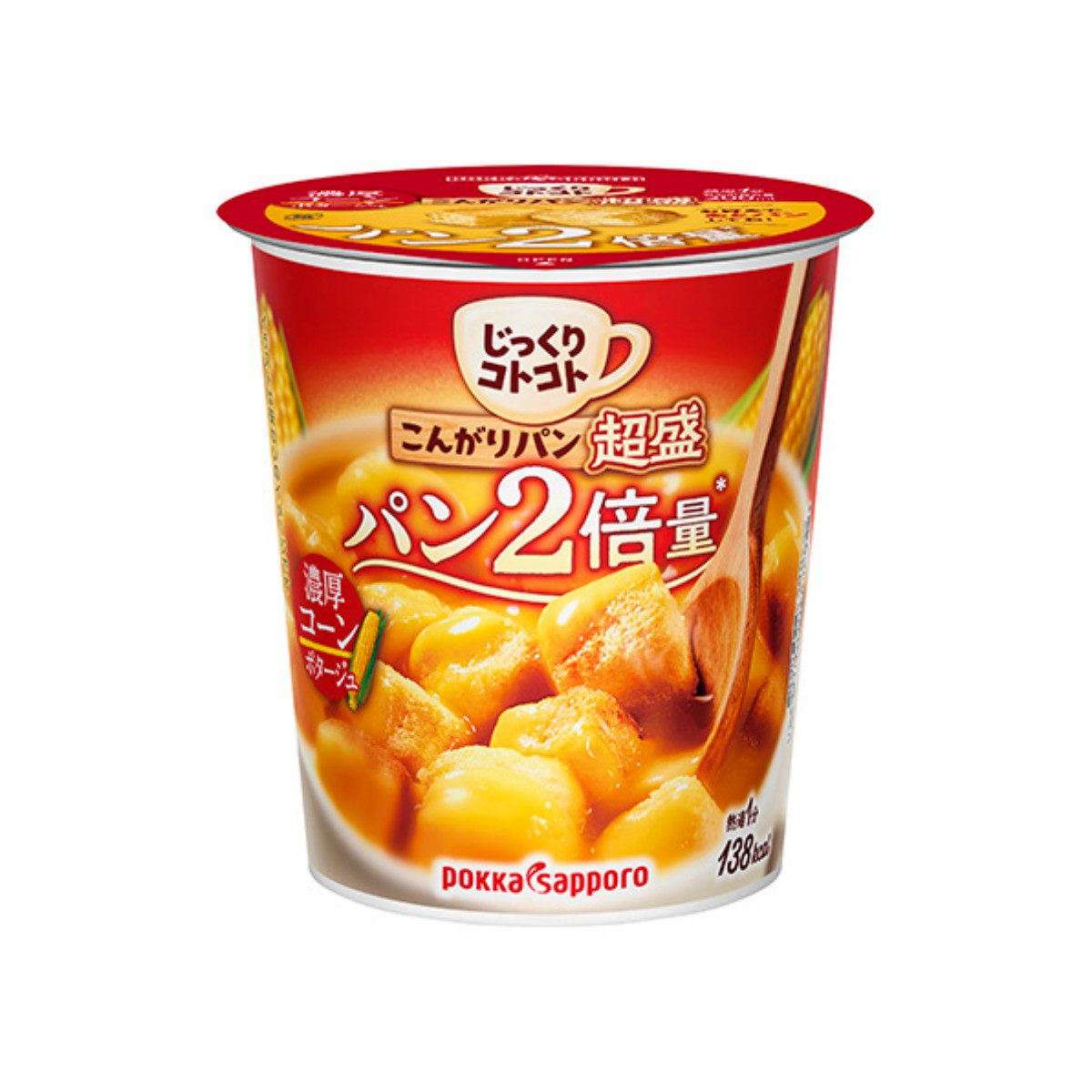 Pokka Sapporo- Jikkuri Kotokoto Toasted Bread Extra Rich Corn Potage (Cup) 33.1g