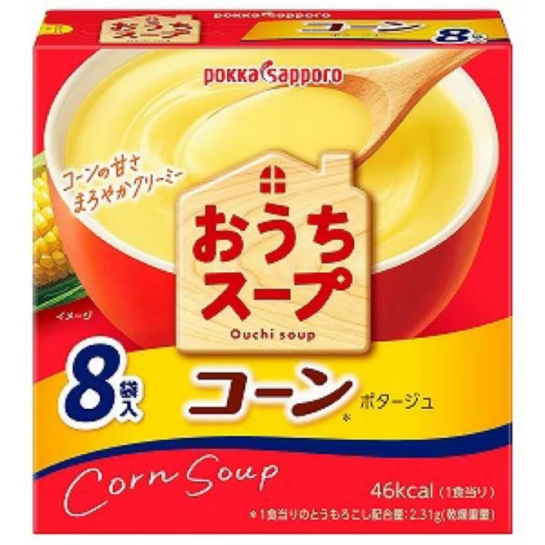 ポッカサッポロ- おうちスープ コーン８袋入箱 96g