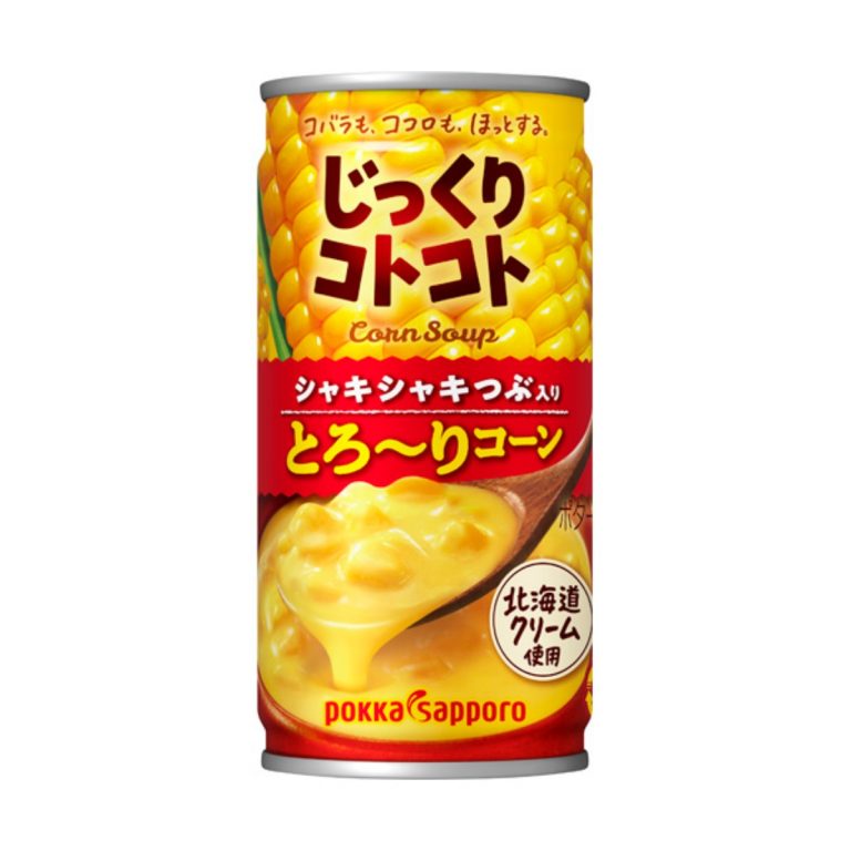 ポッカサッポロ- じっくりコトコトとろ～りコーン缶 190g