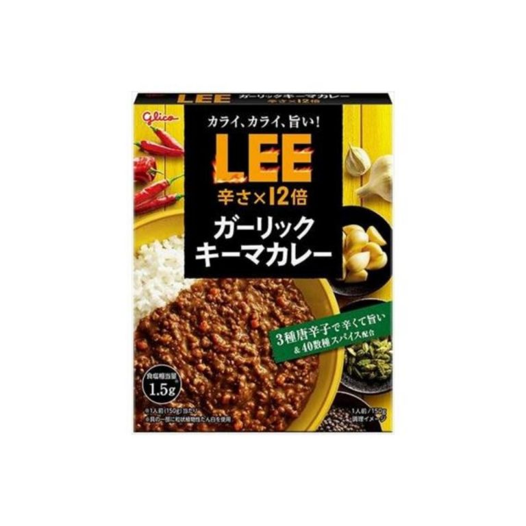 GLICO- LEE Garlic Keema Curry 12x Spiciness 150g