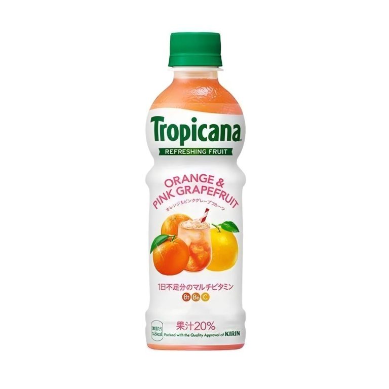 Kirin- Tropicana Refresh Fruits Orange & Pink Grapefruit 330ml