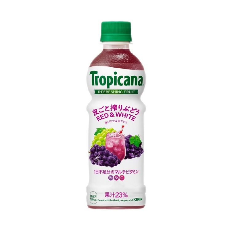 Kirin- Tropicana Refresh Fruits Whole Pressed Grape 330ml