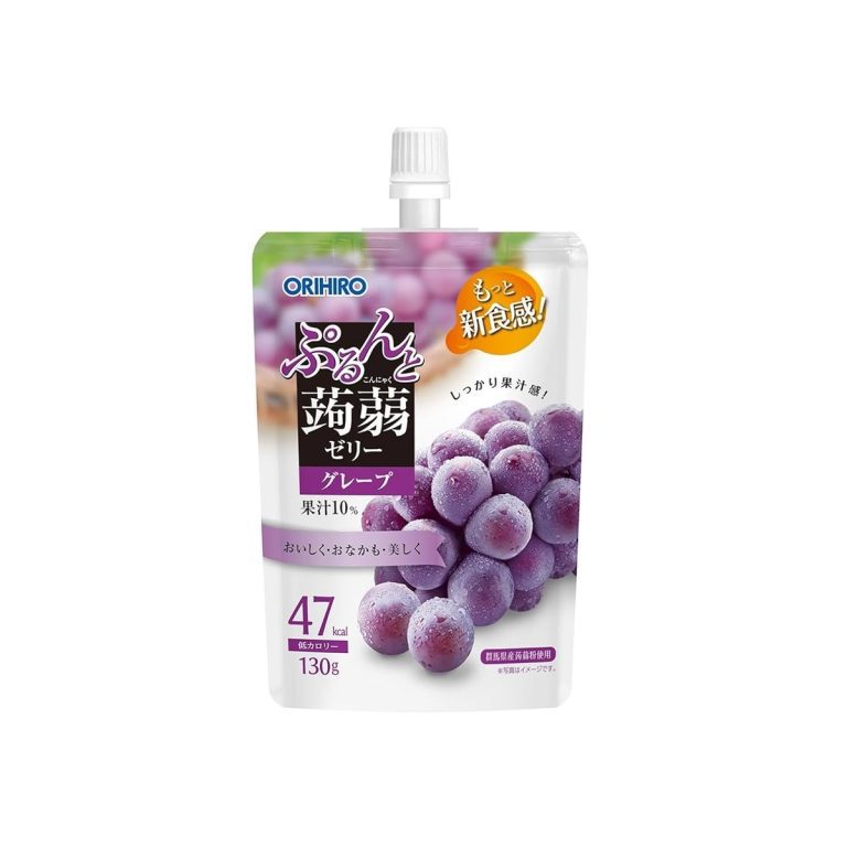 Orihiro- Konjac Jelly Pouch Grape Flavor 120g