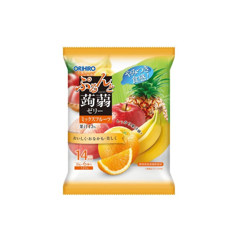 Orihiro- Konjac Jelly Pouch Mixed Fruit Flavor 120g