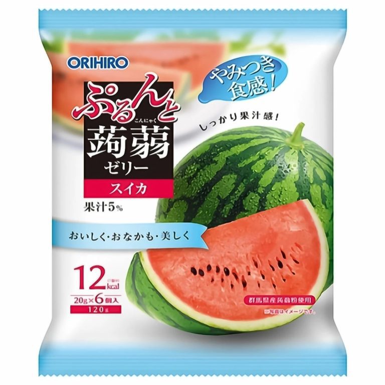 Orihiro- Konjac Jelly Pouch Watermelon Flavor 120g