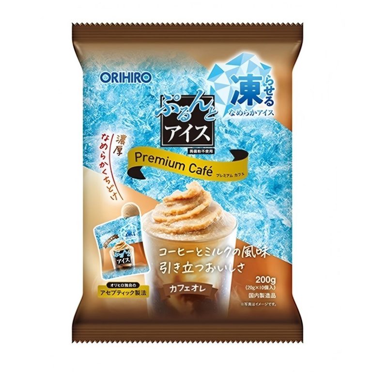 オリヒロ- ぷるんとアイス プレミアムカフェ-カフェオレ 240g