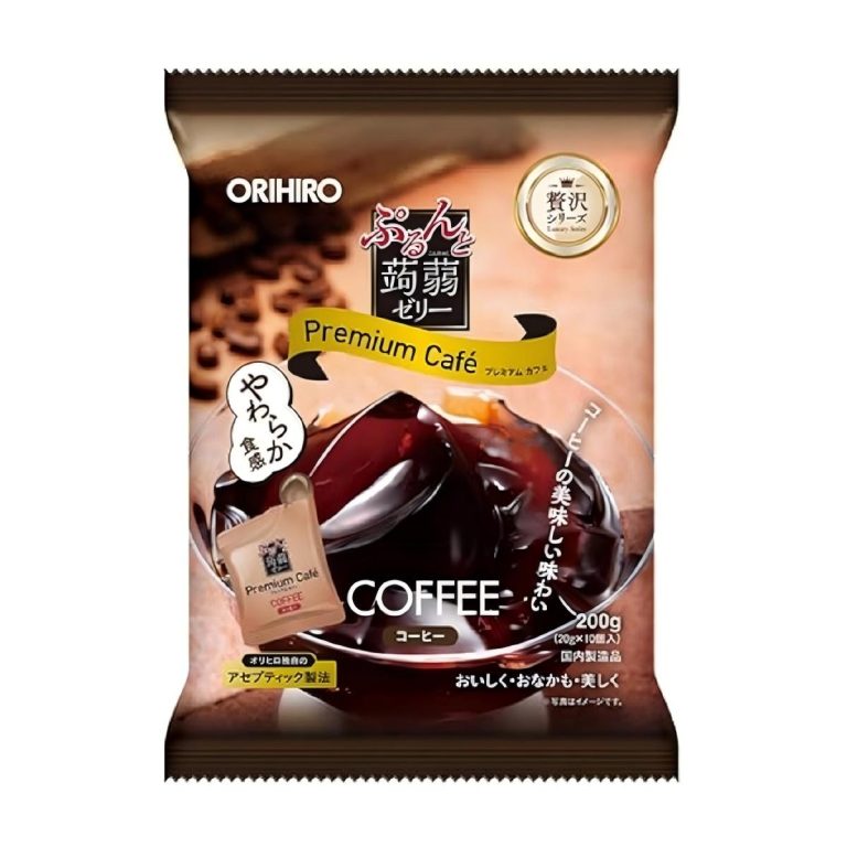 オリヒロ- ぷるんと蒟蒻 プレミアムカフェ-コーヒー味 200g