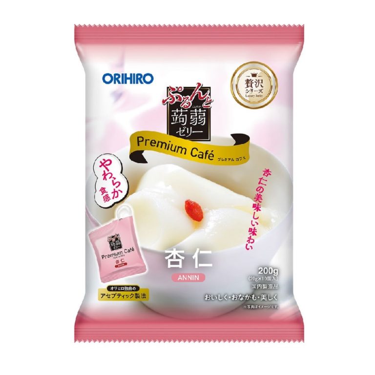 オリヒロ- ぷるんと蒟蒻 プレミアムカフェ-杏仁味 200g