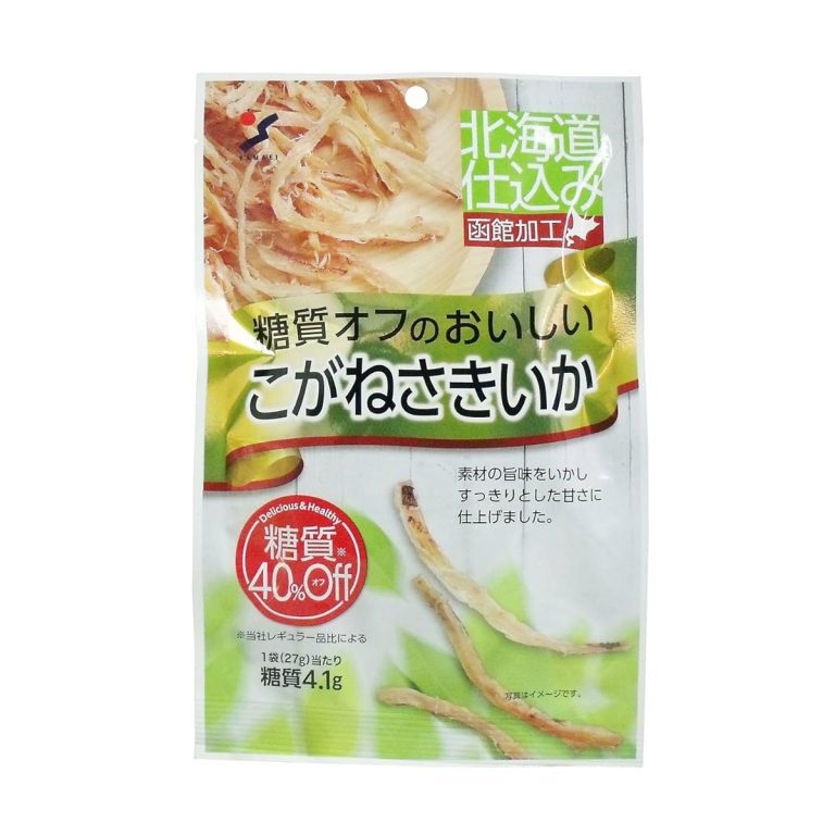 山栄食品- 糖質オフのおいしいこがねさきいか 37g