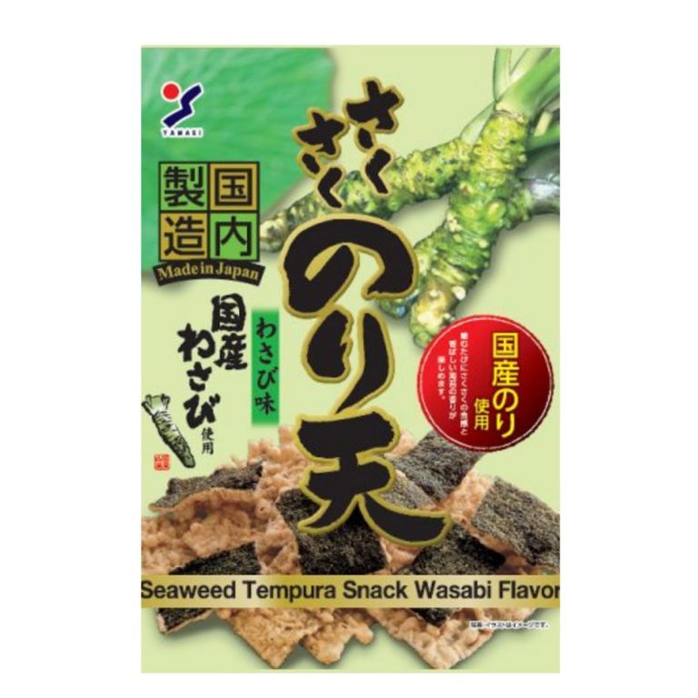 Yamaei- Crispy Fried Seaweed Wasabi Flavor 80g