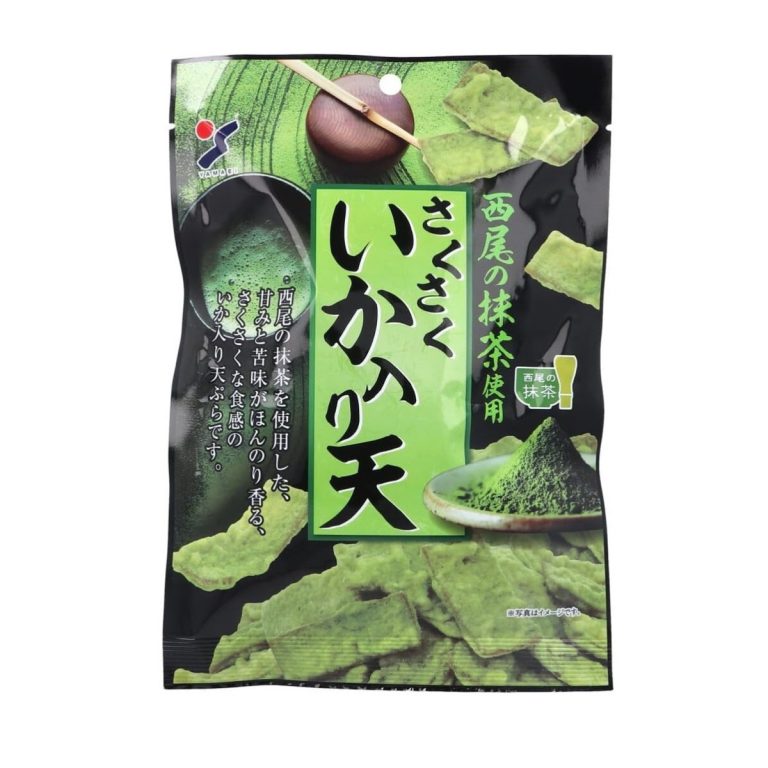 山栄食品- 西尾の抹茶使用 さくさくいか入り天 30g